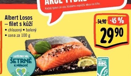 Losos filety Albert