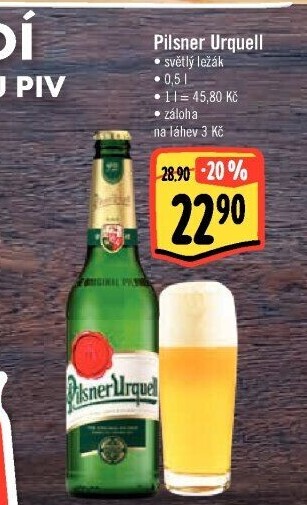 Pivo Pilsner Urquell