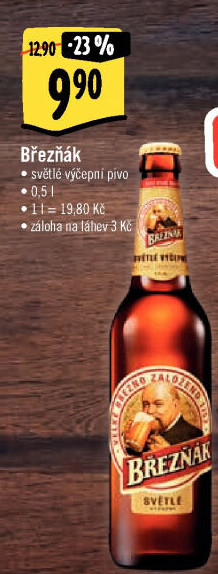 Pivo světlé výčepní 10° Březňák