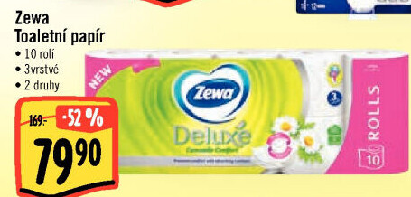 Toaletní papír 3vrstvý Deluxe Zewa