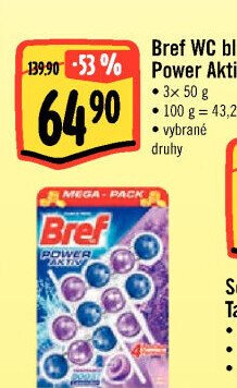 WC blok tuhý Power Aktiv Bref