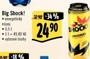 Energetický nápoj Big Shock