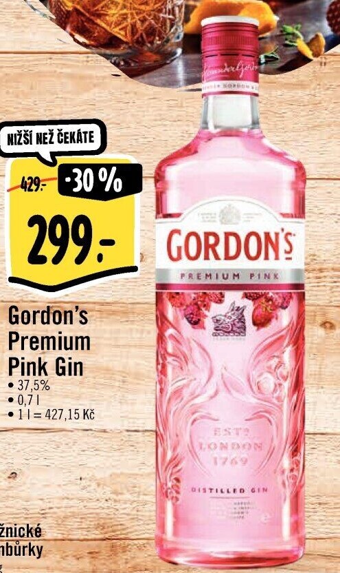 Gin Pink London Premium Gordon'