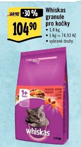 Granule pro kočky Whiskas
