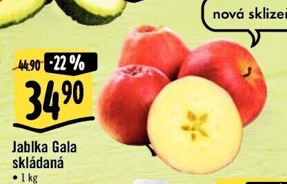 Jablka Gala