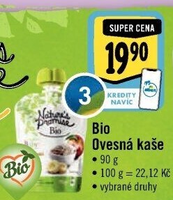 Kapsička do ručičky Kašička ovesná bio Baby Nature'