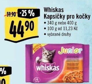 Kapsičky pro kočky Whiskas