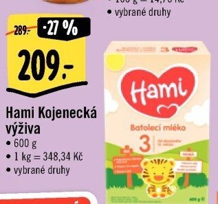 Kojenecká výživa Hami