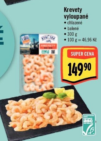 Krevety loupané Albert