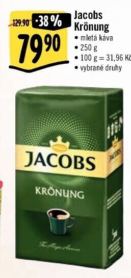 Mletá káva Jacobs Krönung