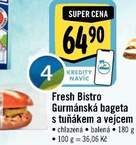 Obložená bageta Albert Fresh Bistro