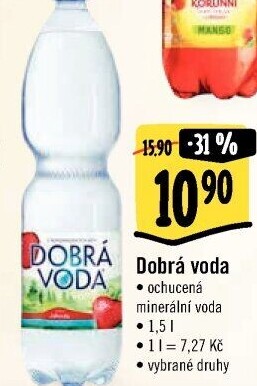 Ochucená voda Dobrá voda