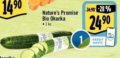 Okurka hadovka bio Nature'