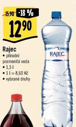 Přírodní voda Rajec