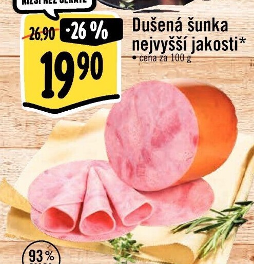 Šunka dušená nejvyšší jakosti