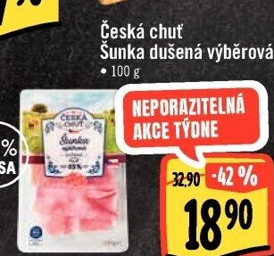 Šunka dušená výběrová Česká chuť