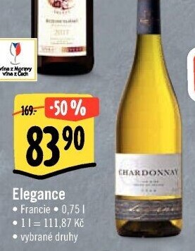 Vína Elegance Joseph Castan