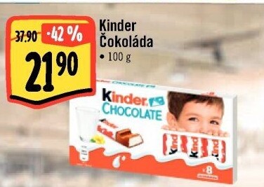 Čokoládky Kinder