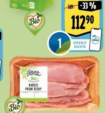 Kuřecí prsní řízky bio Nature'