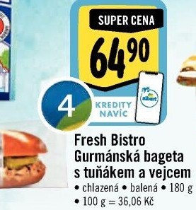 Obložená bageta Albert Fresh Bistro