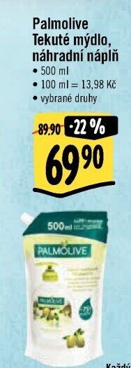 Tekuté mýdlo Palmolive - náhradní náplň