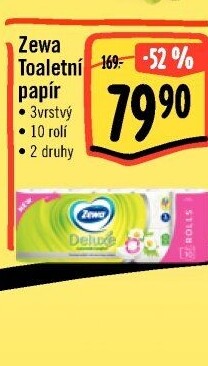 Toaletní papír 3vrstvý Deluxe Zewa