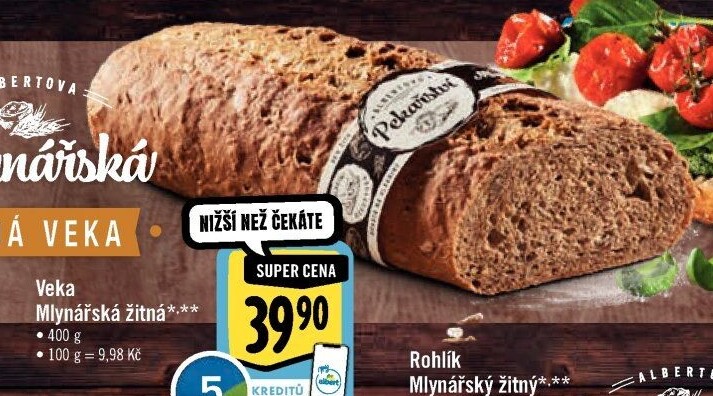 Veka Mlynářská žitná Albert