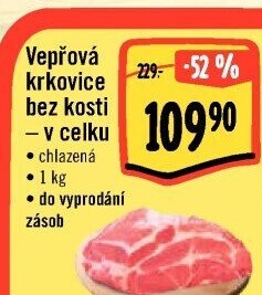 Vepřová krkovice bez kosti