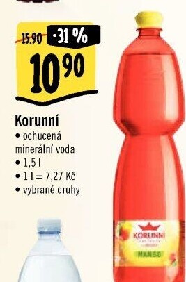 Voda ochucená Korunní