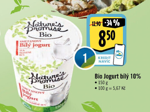 Bílý jogurt 10% Bio Nature'