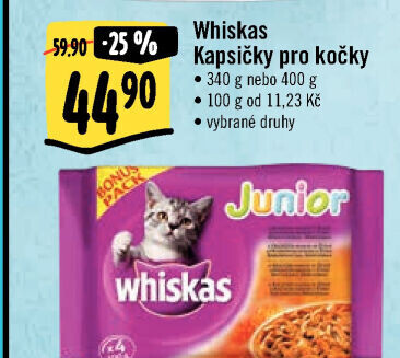 Kapsičky pro kočky Whiskas