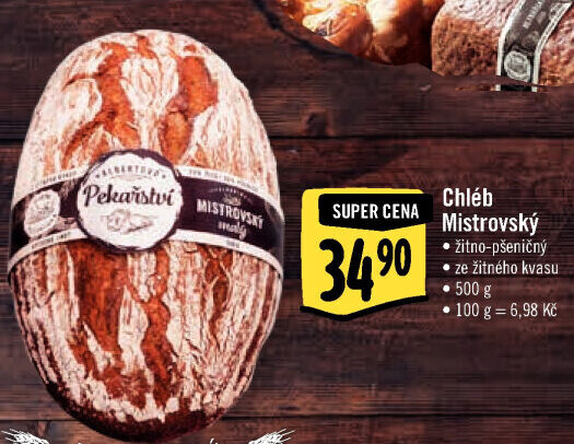 Mistrovský chléb Albert
