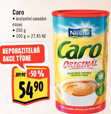 Nápoj instantní obilninový Caro Nestlé