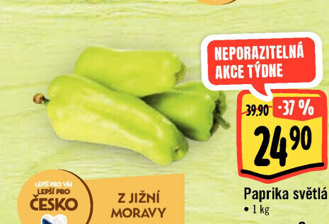 Paprika světlá