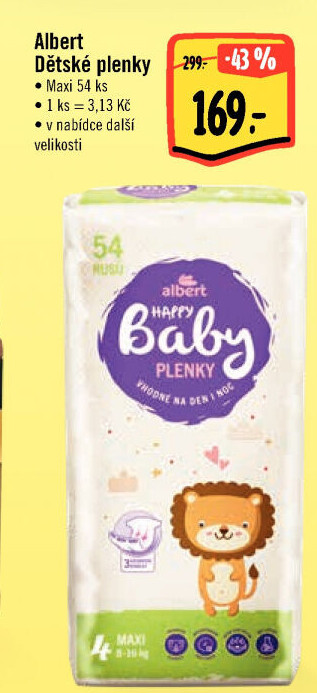 Pleny dětské Albert