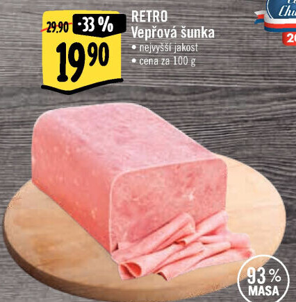 Šunka vepřová nejvyšší jakosti Albert Retro