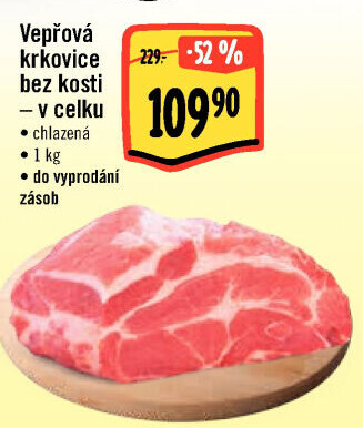 Vepřová krkovice bez kosti