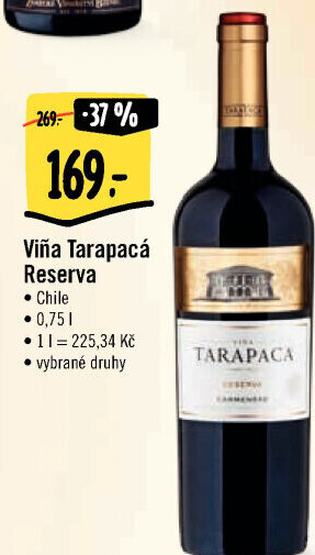 Vína Reserva Viňa Tarapaca