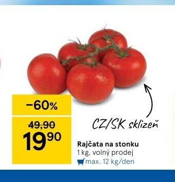 Rajčata na stonku