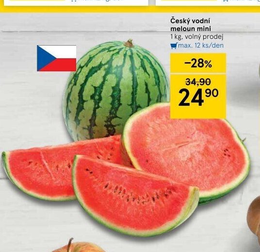 Český vodní meloun mini