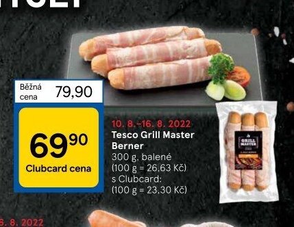 Tesco Grill Master Berner