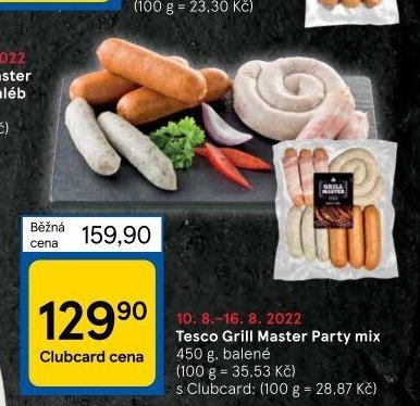 Tesco Grill Master Party mix