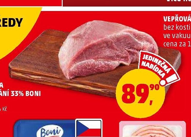 Vepřová plec bez kosti