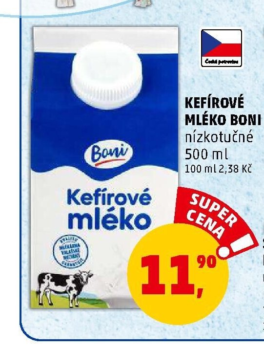 Kefírové mléko Boni 500ml