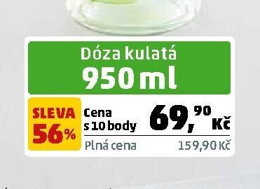 Dóza kulatá 950 ml
