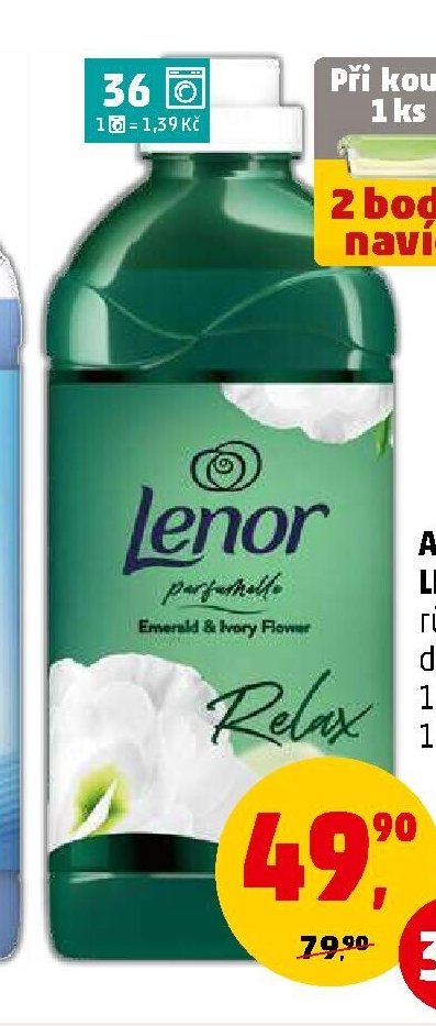 Aviváž Lenor Emerald & Ivory Flower