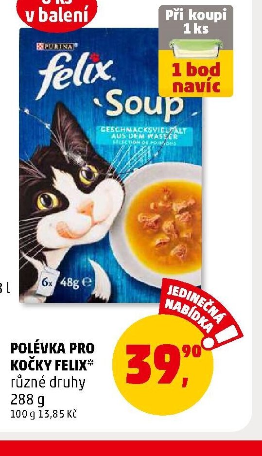 Polévka pro kočky Felix