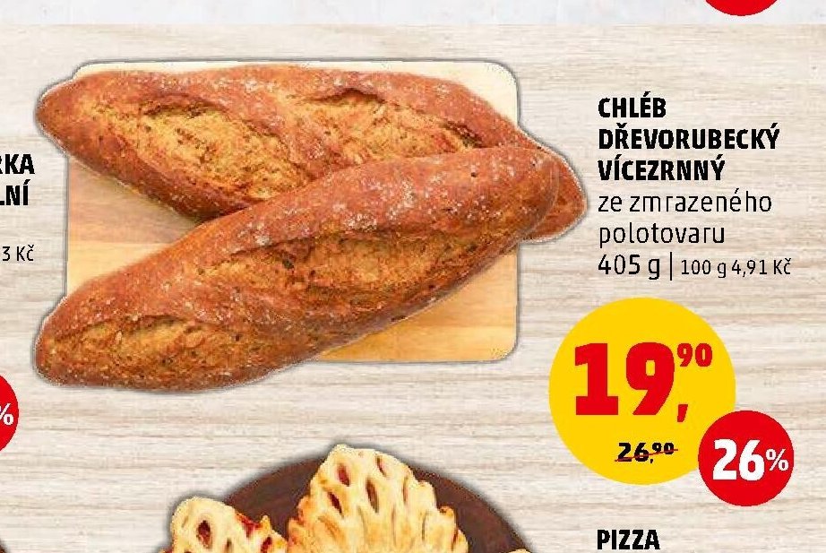 CHLÉB DŘEVORUBECKÝ VÍCEZRNNÝ