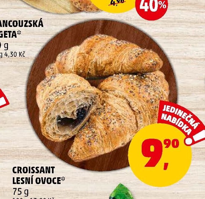 CROISSANT LESNÍ OVOCE