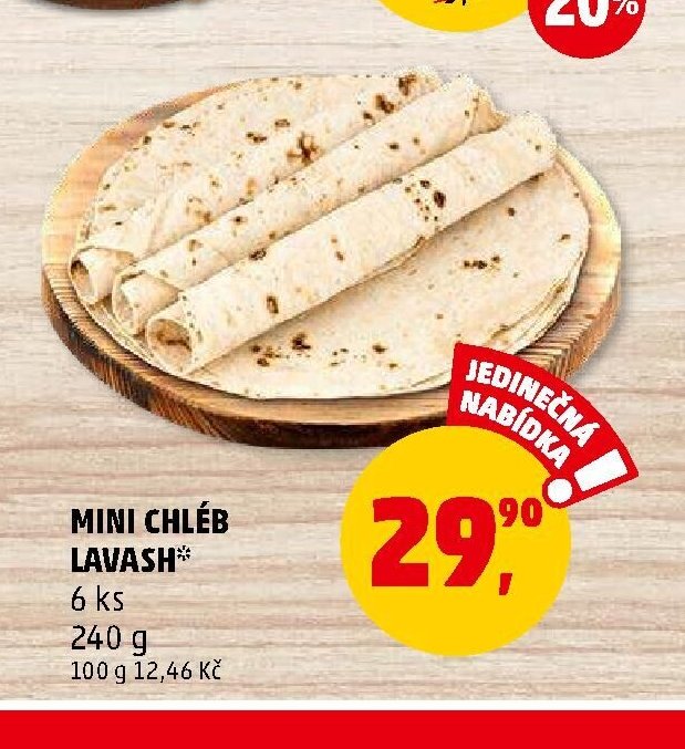 MINI CHLÉB LAVASH